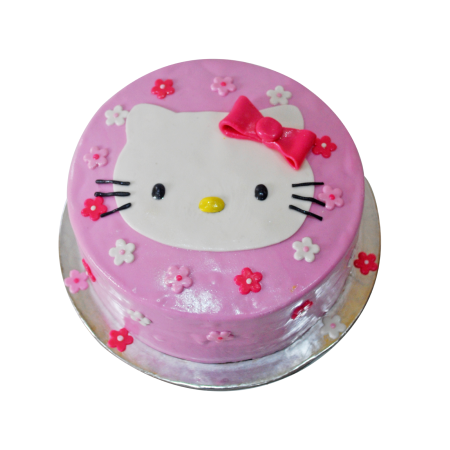 Modern Kitty Cat Birthday Cake Tutorial // Hostess with the Mostess®
