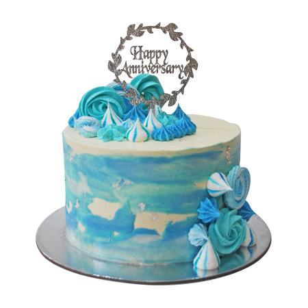 Customizable Beautiful Birthday Cake - Smash Cake | Poppikit Cake Kits